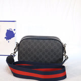 Black GG Imprime Camera Crossbody Bag