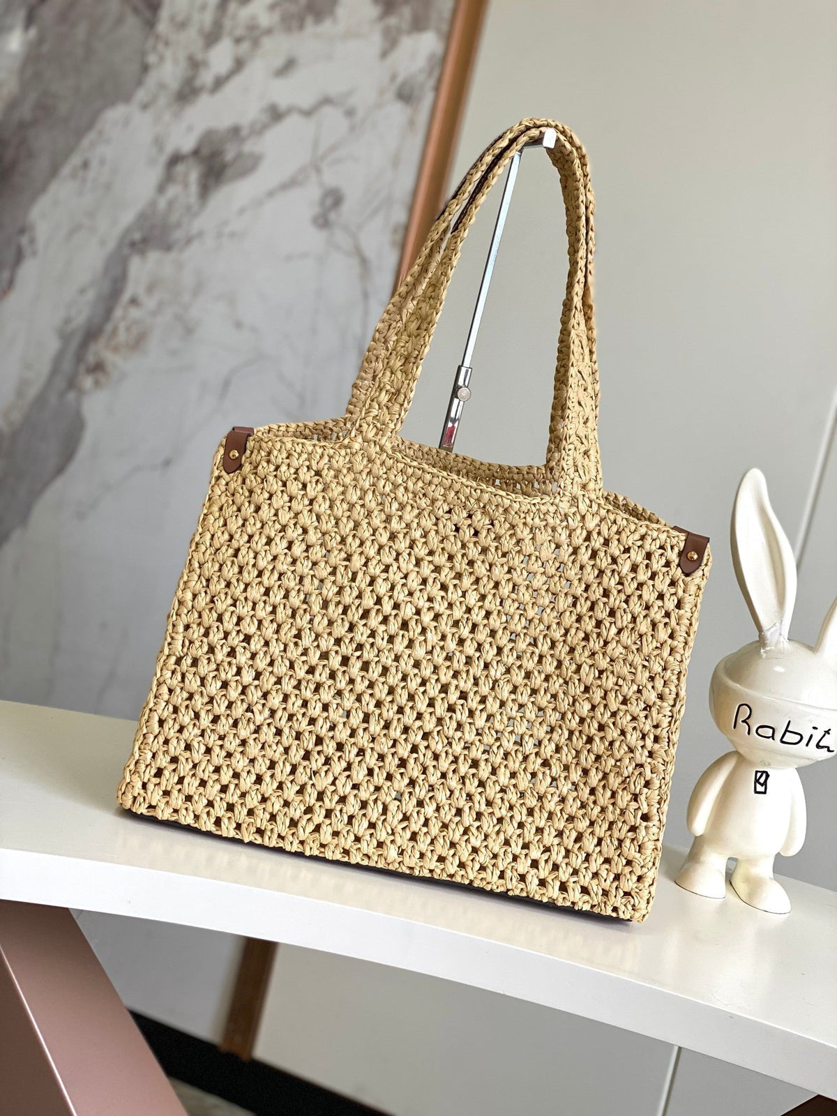 Straw tote bag series