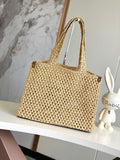Straw tote bag series