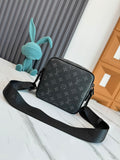 Black monogram waist bag / chest bag series