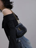 Jamie Mini Shoulder Bag in Smooth Leather