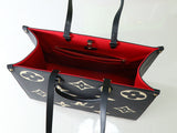Black leather patchwork monogram backpack series