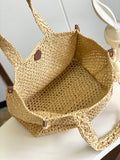 Straw tote bag series