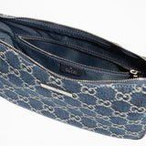 2026 Small Underarm Bag/Shoulder Bag (Dark Blue GG Denim) 874743 FAF8V 4042
