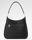 All Around PM Tote Bag with Openwork Monogram Pattern, Pebble Gray Mahina Calfskin |M28306