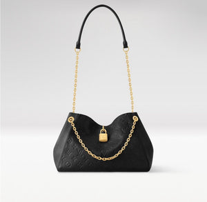 2026 Anytime PM Handbag in Black Monogram Empreinte Embossed Leather M14324