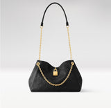 2026 Anytime PM Handbag in Black Monogram Empreinte Embossed Leather M14324