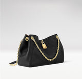 2026 Anytime PM Handbag in Black Monogram Empreinte Embossed Leather M14324