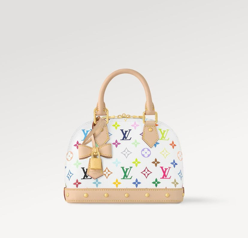 2026 Limited-Edition White-Coated Canvas Collaboration Handbag M13078