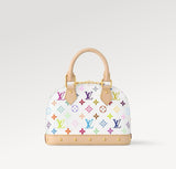 2026 Limited-Edition White-Coated Canvas Collaboration Handbag M13078
