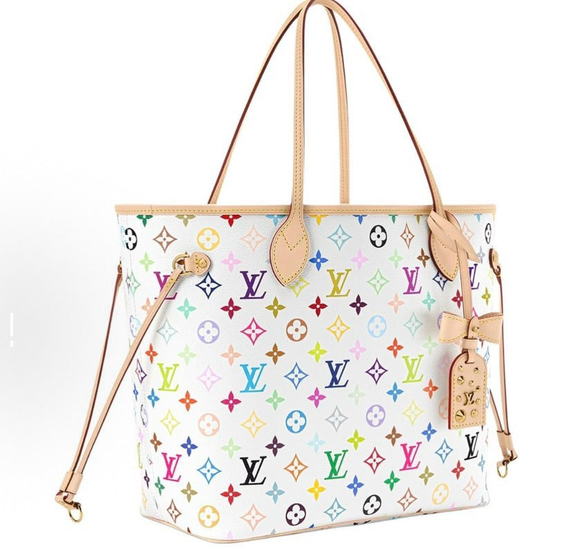2026 Neverfull MM Handbag in Monogram Multicolore coated canvas M27787