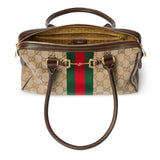 2026 Borsetto Series Brown Medium Boston Bag 866732 FAFV9 9653