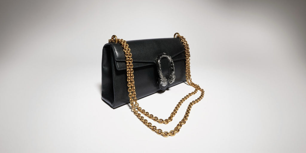 2026 Black Grained Leather Dionysus Collection Medium Leather Shoulder Bag 874735 AAGA7 1000