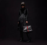 2026 Medium Black Premium Leather Paparazzo Handbag 875018 AAGIQ 1053