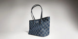2026 Large Blue Washed GG Denim Tote Bag 874745 FAF8V 4042