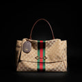 2026 Large Classic Double G Canvas Tote Bag 875019 FAFV9 9653