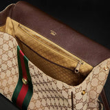 Medium Classic Double G Canvas Tote |875018 FAFV9 9653