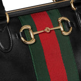 2026 Large Black Soft Leather Boston Bag 866734 AAGIQ 1053