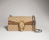 2026 Brown GG Canvas Classic Monogram Dionysus Bag 874735 FAF7S 9642