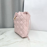 2026 Mini Bucket Bag Soupir Pink Cannage Lambskin S2611OUQA_M19N