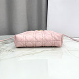 2026 Mini Bucket Bag Soupir Pink Cannage Lambskin S2611OUQA_M19N