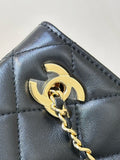 2026 Spring/Summer Collection Classic Small Tote Bag in Black Diamond-Quilted Lambskin AS6248 B24030 94305