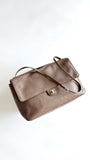 2026 Spring/Summer Collection Oversized Flap Bag in Light Brown Grained Calfskin AS6233-B24008-U8391
