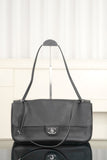 2026 Maxi Flapbag Black Grained Calfskin AS6231 B24008 94305