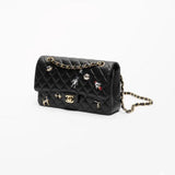 2026 Medium Black Quilted Lambskin 11.12 Flap Bag A01112 B24048 94305