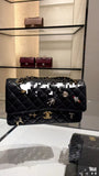 2026 Medium Black Quilted Lambskin 11.12 Flap Bag A01112 B24048 94305