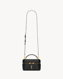 2026 Gaby Black Quilted Lambskin Makeup Bag 7667311EL071000