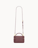 2026 Gaby Burgundy Lambskin Cosmetic Bag 7667311EL07