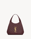 2026 ICARE Burgundy Quilted Lambskin Extra-Large Tote Bag 858191AAANG6195