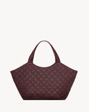 2026 ICARE Burgundy Quilted Lambskin Extra-Large Tote Bag 858191AAANG6195