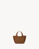 2026 Le 5 à 7 Baby Bea Brown Suede Handbag 872469008IW2885
