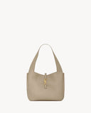 2026 Medium LE 5 À 7 BEA Beige Deer Leather or Cowhide Tote Bag 763435AADUU1346