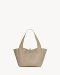 2026 Small LE 5 À 7 BEA Beige Deer Leather or Cowhide Tote Bag 779029AADUU1346