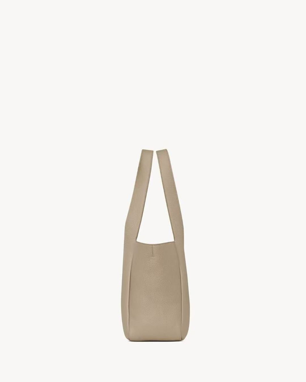 2026 Small LE 5 À 7 BEA Beige Deer Leather or Cowhide Tote Bag 779029AADUU1346