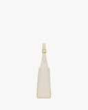 2026 Small Le 5 à 7 Supple Ivory White Leather Shoulder Bag 713938AAAUQ9207