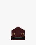 2026 Loulou Series Large  Deep Burgundy Lambskin Shoulder Bag 803541AAEAX6197
