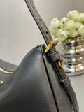 2026 Black Medium Leather Shoulder Bag 1BC229_2CYS_F0002_V_LVM