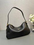 2026 Black Medium Leather Shoulder Bag 1BC229_2CYS_F0002_V_LVM
