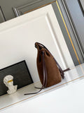 2026 Brown Medium Suede Tote Bag 1BG641_2G6D_F0324_V_OOO