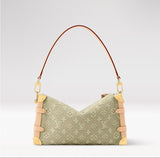 2026 Side Trunk MM East West Classic Jacquard Denim Bag M27451