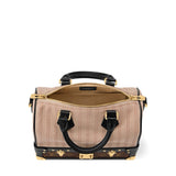 2026 Beige Stripe Fabric Speedy Bandoulière 22 Handbag M28761