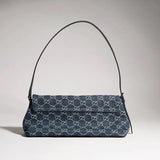 2026 Medium Shoulder Bag, Blue GG Washed Denim 874744 FAF8V 4042
